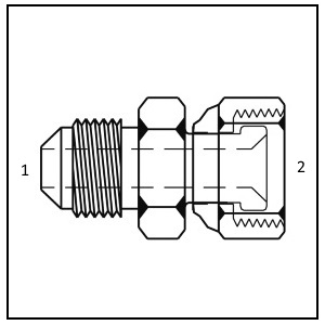 S3548 - Male JIC to Female JIC Swivel