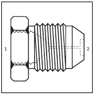 S3734 - Female JIC to Male JIC Restrictor